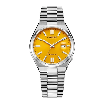 Citizen Tsuyosa 40MM Yellow Dial Automatic Watch. NJ0150-56Z