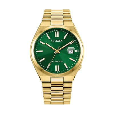 Citizen Tsuyosa 40MM Green Dial Automatic Watch. NJ0152-51X