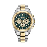 Citizen Sport Luxury 40MM Chronograph Stainless Steel Watch. CA4684-54X