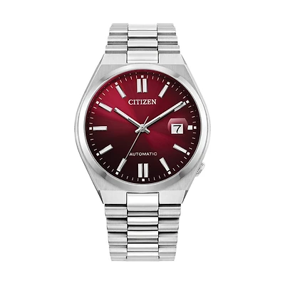 Citizen Tsuyosa 40MM Burgundy Automatic Watch. NJ0150-56W
