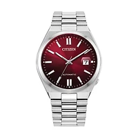 Citizen Tsuyosa 40MM Burgundy Automatic Watch. NJ0150-56W