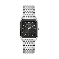 Wittnauer Omni Black Diamond Dial Stainless Steel Watch. WN3111