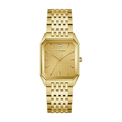 Wittnauer Omni Diamond Dial Rectangular Watch. WN3112