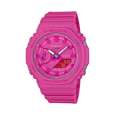 G-Shock Pink Resin Watch. GMAS2100P-4A