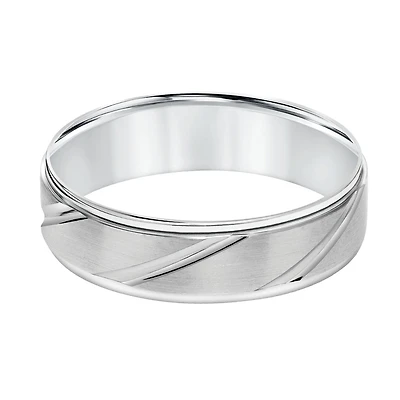 6MM Wedding Ring in 10KT Gold. Size 10
