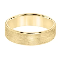 6MM Wedding Ring in 10KT Gold. Size 10