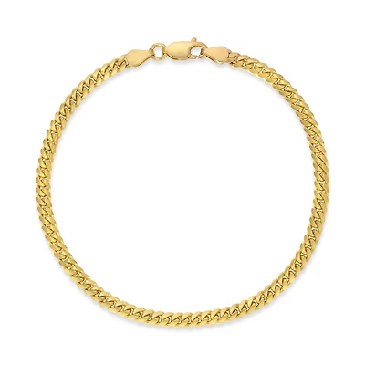 10KT Yellow Gold 8-inch 3.5MM Miami Cuban Link Bracelet