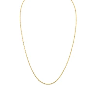 10KT Yellow Gold 20-inch 1.2MM Rope Solid Chain