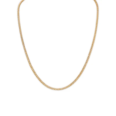 10KT Gold 22-inch 2.5MM Rounded Cylinder Chain