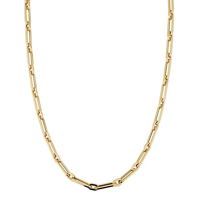 14KT Yellow Gold 18-inch 3.8MM Paperclip Chain