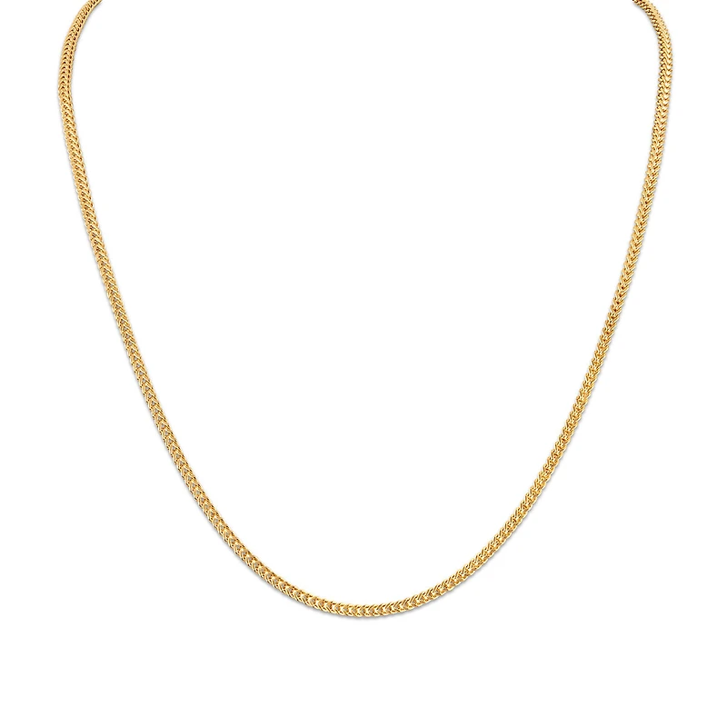 10KT Yellow Gold 20-inch 2.2MM Franco Chain