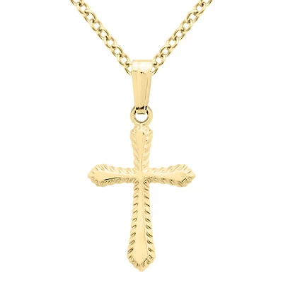 Kiddie Kraft 14KT Yellow Gold Filled 15-inch Cross Pendant