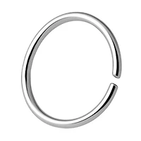 14KT White Gold Hoop Nose Ring