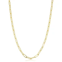 14KT Gold Filled 18-inch 2.6MM Wide Paperclip Chain