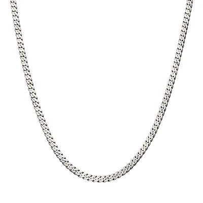 Inox Sterling Silver 24-inch 5.4MM Rogue Curb Chain
