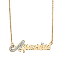 Simone I Smith Collection Aquarius Necklace in 18KT Gold Plated Sterling Silver