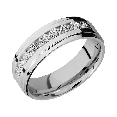 Lashbrook Cobalt Chrome Band with Polish Polished Finish