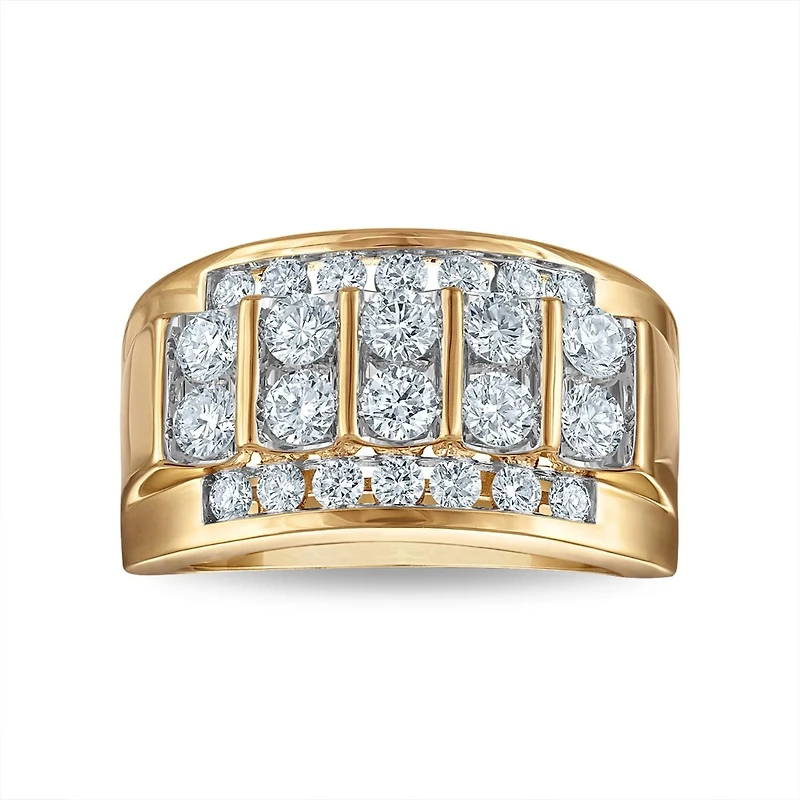 EcoLove 1-1/2 CTW Lab Grown Diamond Wedding Ring in 10KT Yellow Gold
