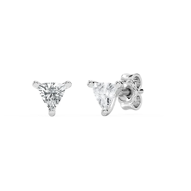 EcoLove 1/2 CTW Diamond Stud Earrings in 10KT White Gold