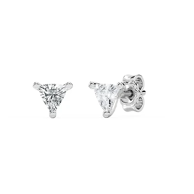 EcoLove 1/2 CTW Diamond Stud Earrings in 10KT White Gold