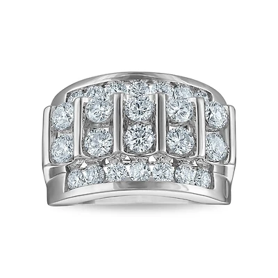 EcoLove 3 CTW Lab Grown Diamond Wedding Ring in 10KT White Gold