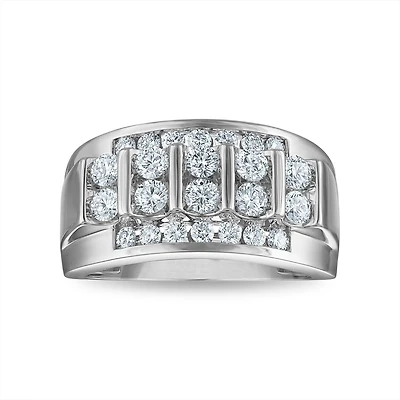 EcoLove 2 CTW Lab Grown Diamond Wedding Ring in 10KT White Gold