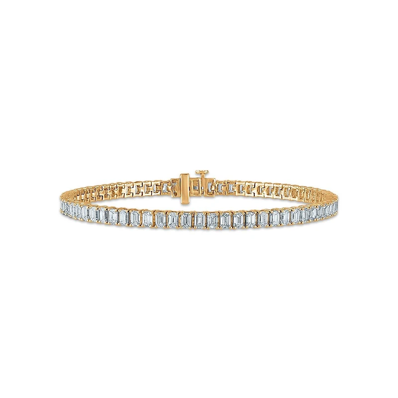 Signature EcoLove 7 CTW Lab Grown Diamond 7-inch Tennis Bracelet in 14KT Yellow Gold