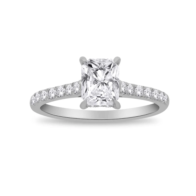 EcoLove 1-1/4 CTW Lab Grown Diamond Engagement Ring in 10KT White Gold
