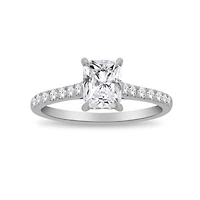 EcoLove 1-1/4 CTW Lab Grown Diamond Engagement Ring in 10KT White Gold