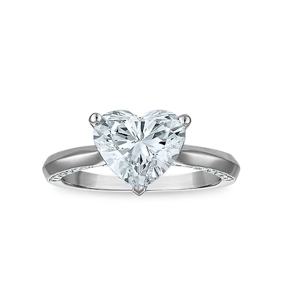 Signature EcoLove 3 CTW Lab Grown Diamond Ring in Platinum