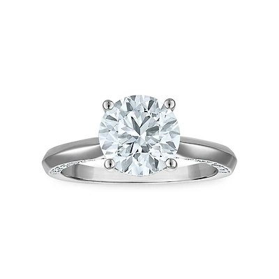 Signature EcoLove 3 CTW Lab Grown Diamond Ring in Platinum
