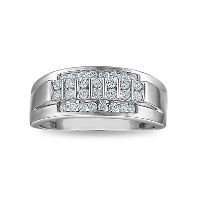 EcoLove 1/2 CTW Lab Grown Diamond Wedding Ring in 10KT White Gold