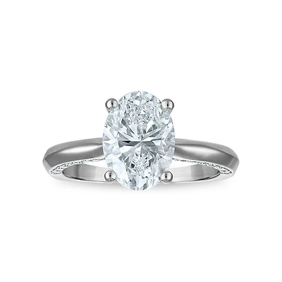 Signature EcoLove 3 CTW Lab Grown Diamond Solitaire Ring in Platinum