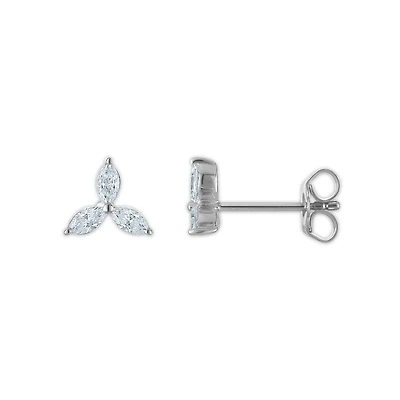 EcoLove 1/3 CTW Lab Grown Diamond Stud Earrings in 10KT White Gold