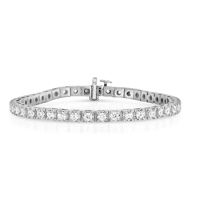 2 CTW Natural Diamond 7-inch Tennis Bracelet in 10KT White Gold