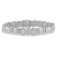 1/2 CTW Natural Diamond 8.5-inch Bracelet in Sterling Silver