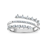 1/3 CTW Natural Diamond Fashion Ring in 10KT White Gold