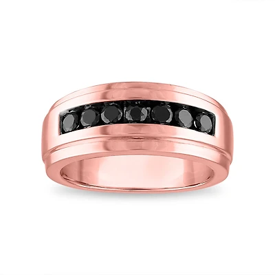 3/4 CTW Natural Diamond Wedding Ring in 10KT Rose Gold