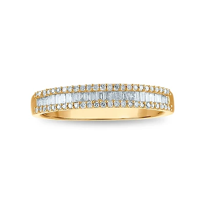 1/4 CTW Natural Diamond Fashion Ring in 10KT Yellow Gold
