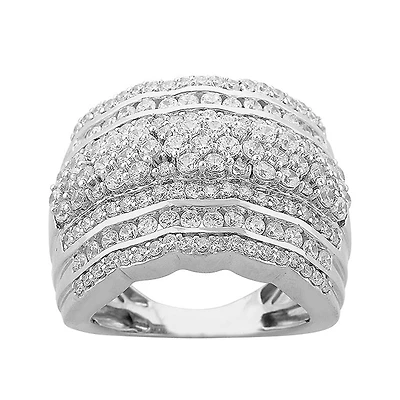 Red Hot Deal 1/2 CTW Natural Diamond Anniversary Band in 10KT White Gold