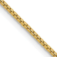 14KT Yellow Gold 14-inch 1MM Lobster Clasp Box Chain
