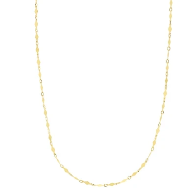 14KT Yellow Gold 18-inch 3MM Fancy Necklace