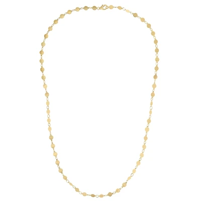 14KT Yellow Gold 18-inch 4MM Fancy Necklace