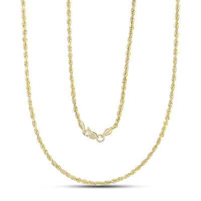 14KT Yellow Gold 20-inch 2.15MM Rope Chain
