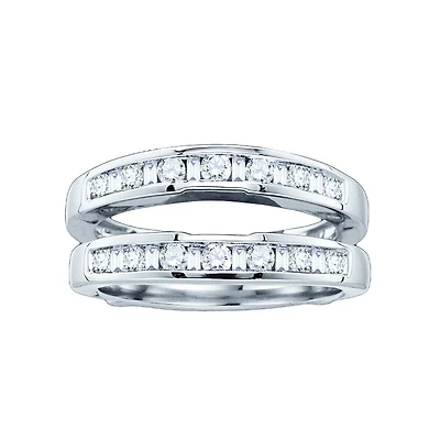 Signature 3/4 CTW Natural Diamond Ring Guard in 14KT White Gold