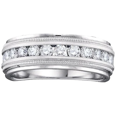 Signature 1/4 CTW Natural Diamond Wedding Ring in 14KT White Gold