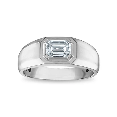 EcoLove 1 CTW Lab Grown Diamond Solitaire Ring in 14KT White Gold
