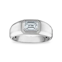 EcoLove 1 CTW Lab Grown Diamond Solitaire Ring in 14KT White Gold