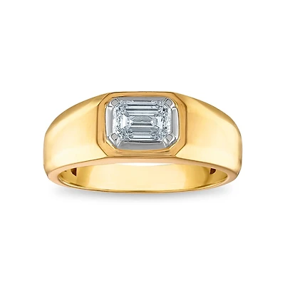 EcoLove 1 CTW Lab Grown Diamond Solitaire Ring in 14KT Yellow Gold