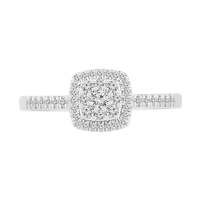 1/3 CTW Diamond Fashion Ring in 10KT White Gold